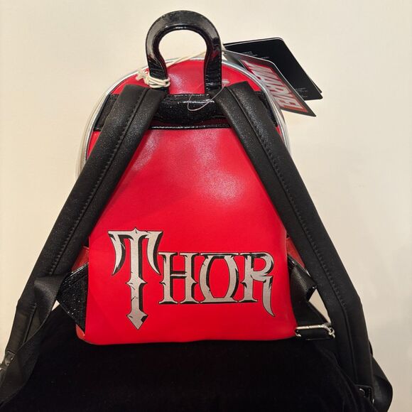 Loungefly Marvel Shine Thor Cosplay Mini Backpack & Wallet Set – NWT - Picture 4 of 16